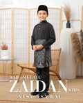 Baju Melayu Zaidan Kids - Black