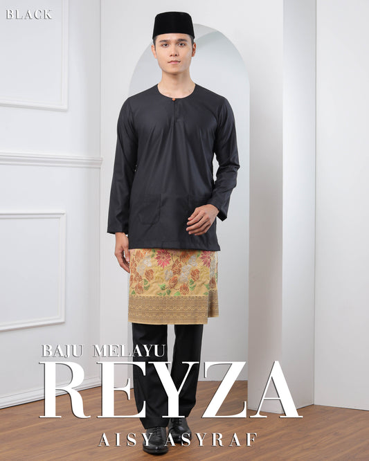 Baju Melayu Reyza - Black