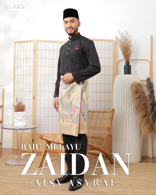 Baju Melayu Zaidan - Black