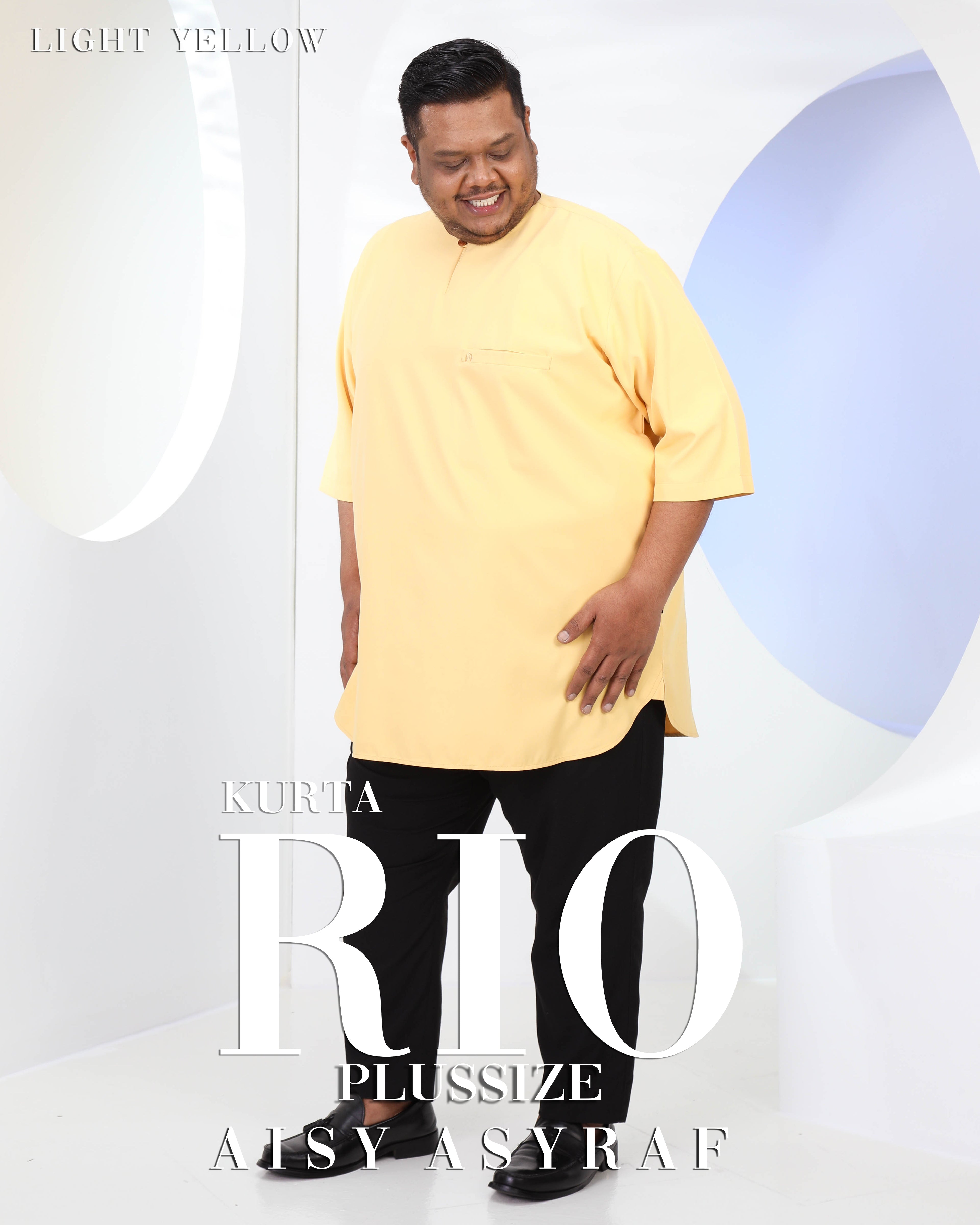 Kurta Rio Plussize - Light Yellow