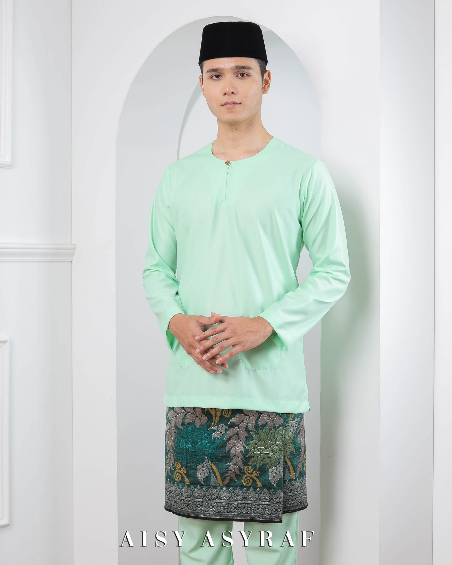 Baju Melayu Reyza - Mint Green