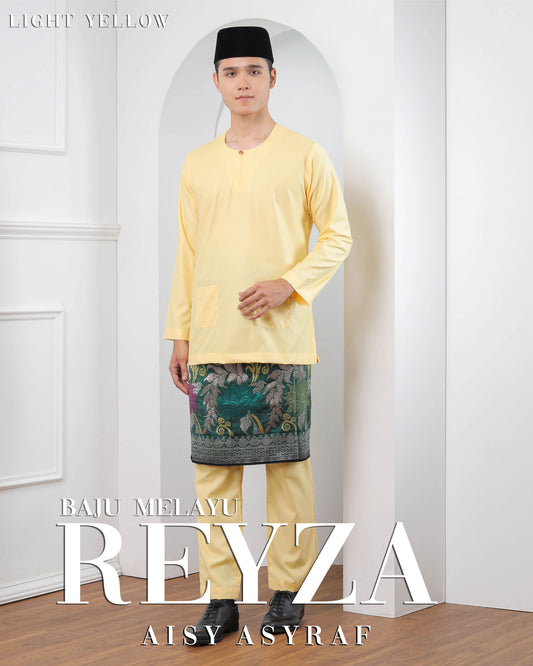 Baju Melayu Reyza - Light Yellow