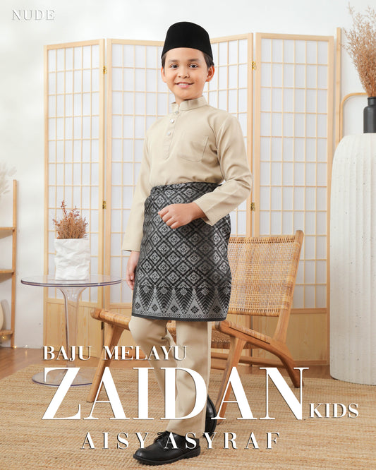 Baju Melayu Zaidan Kids - Nude