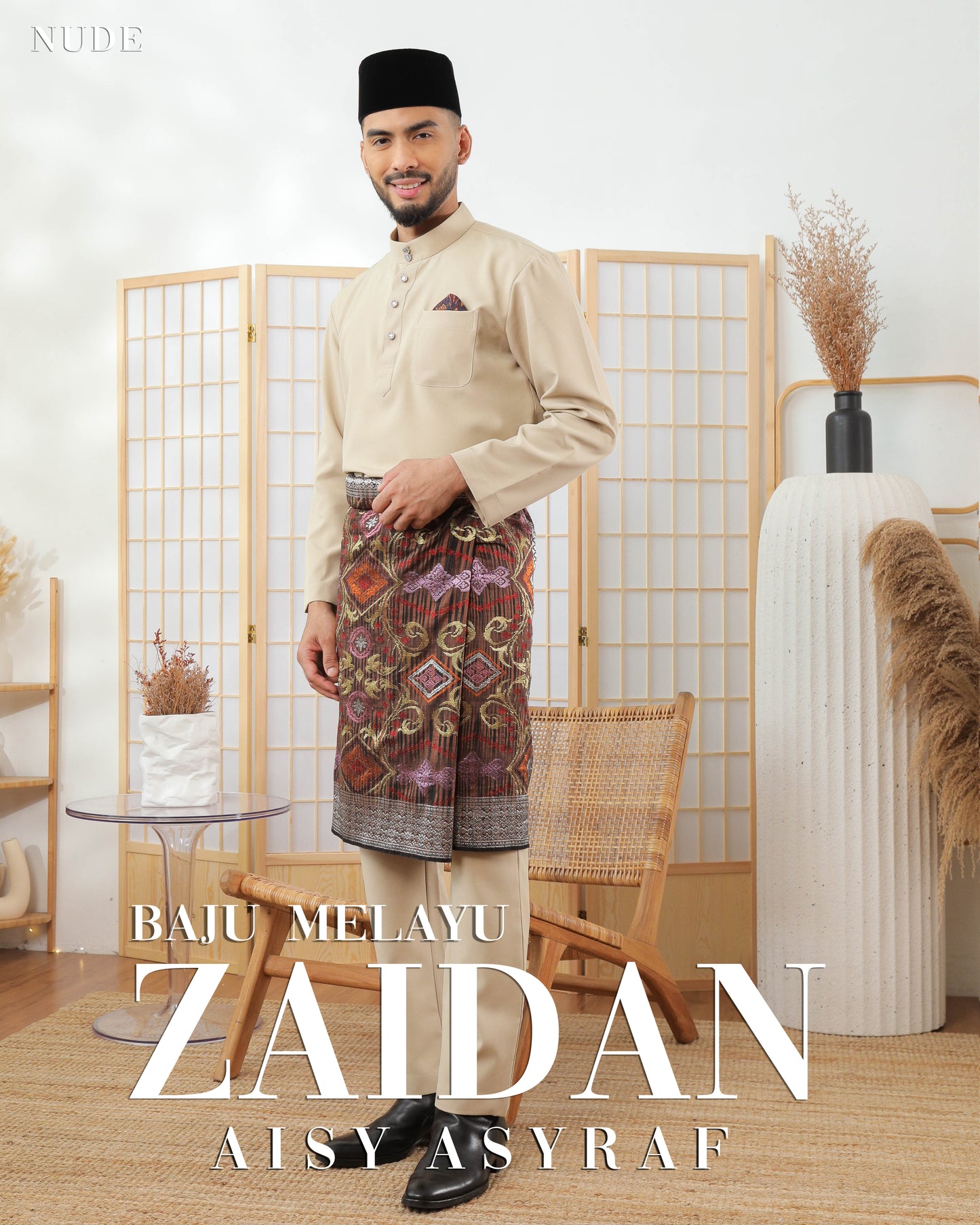 Baju Melayu Zaidan - Nude
