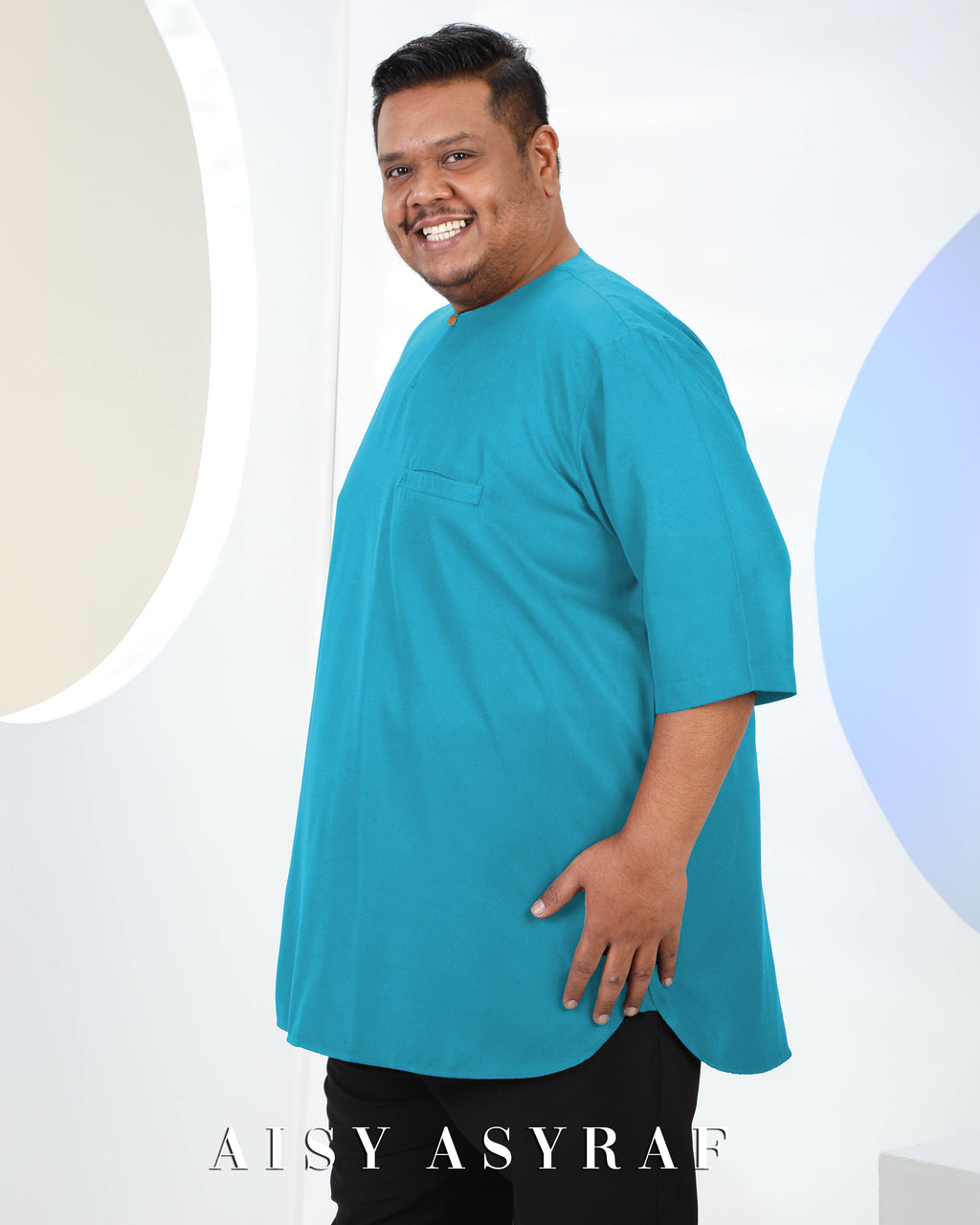 Kurta Rio Plussize - Teal Blue