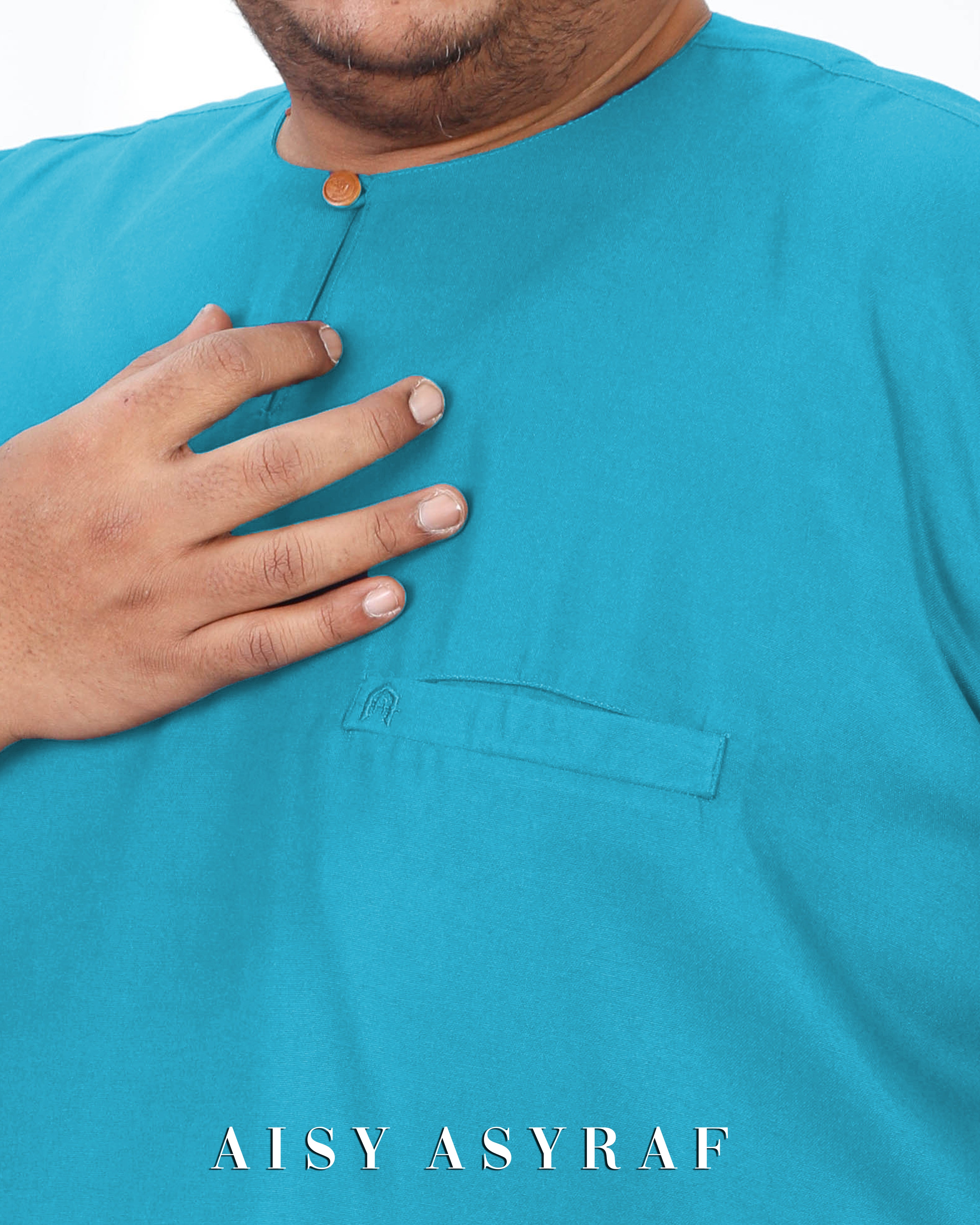 Kurta Rio Plussize - Teal Blue