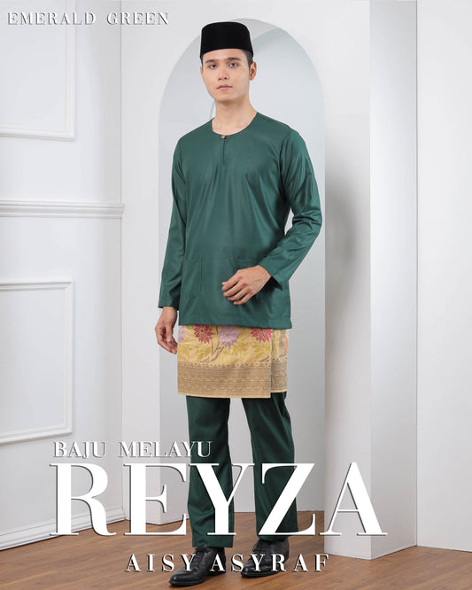 Baju Melayu Reyza - Emerald Green