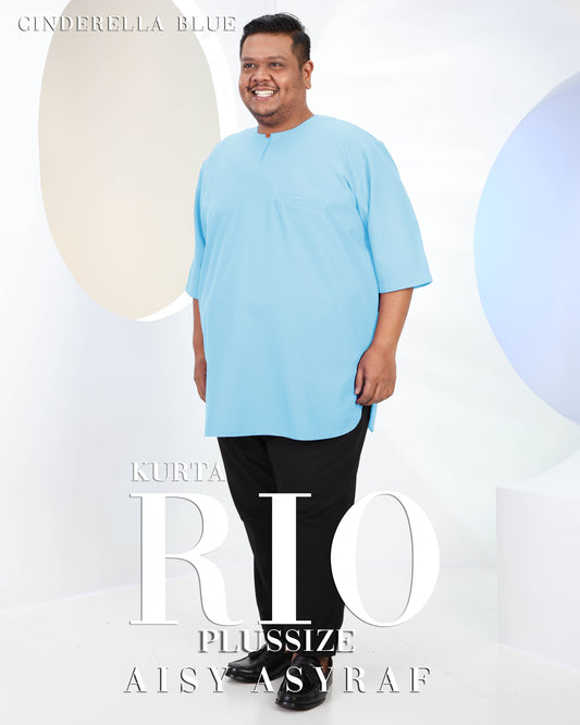 Kurta Rio Plussize - Cinderella Blue