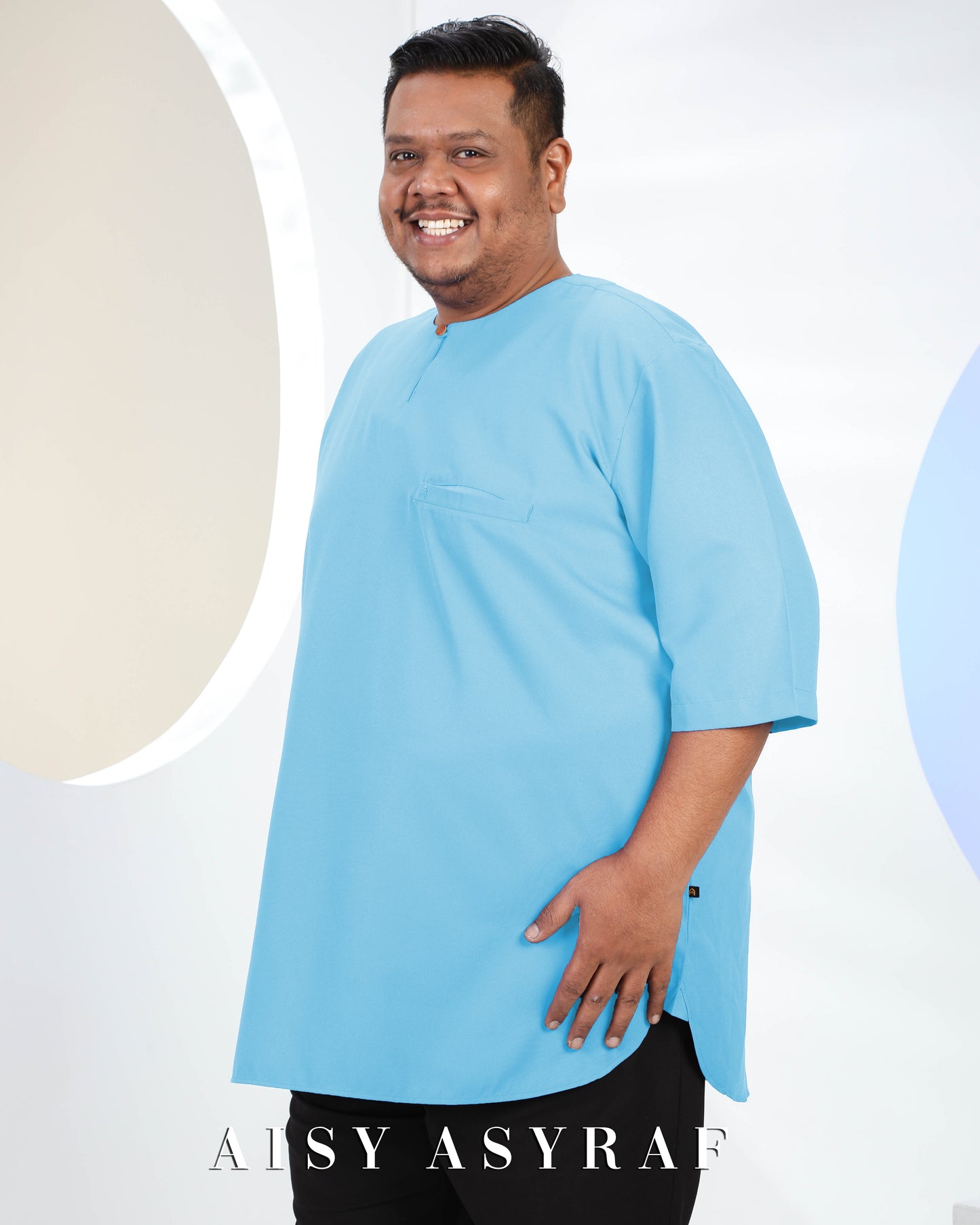 Kurta Rio Plussize - Cinderella Blue