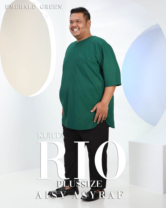 Kurta Rio Plussize - Emerald Green