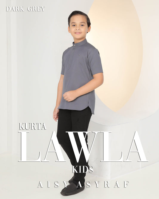 Kurta Lawla Kids - Dark Grey
