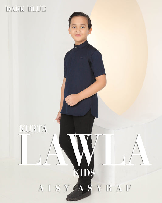 Kurta Lawla Kids - Dark Blue