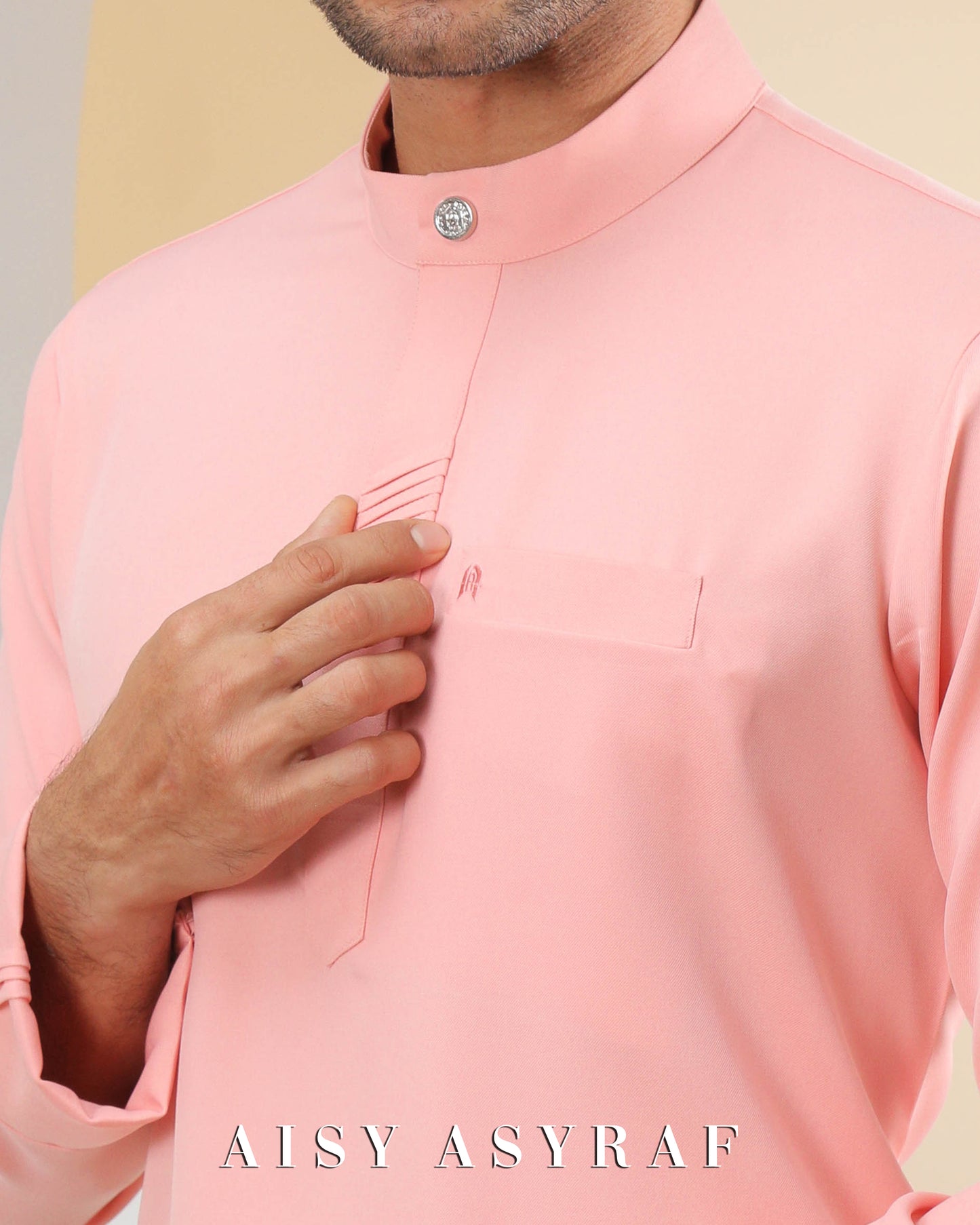 Kurta Raisuni - Peach