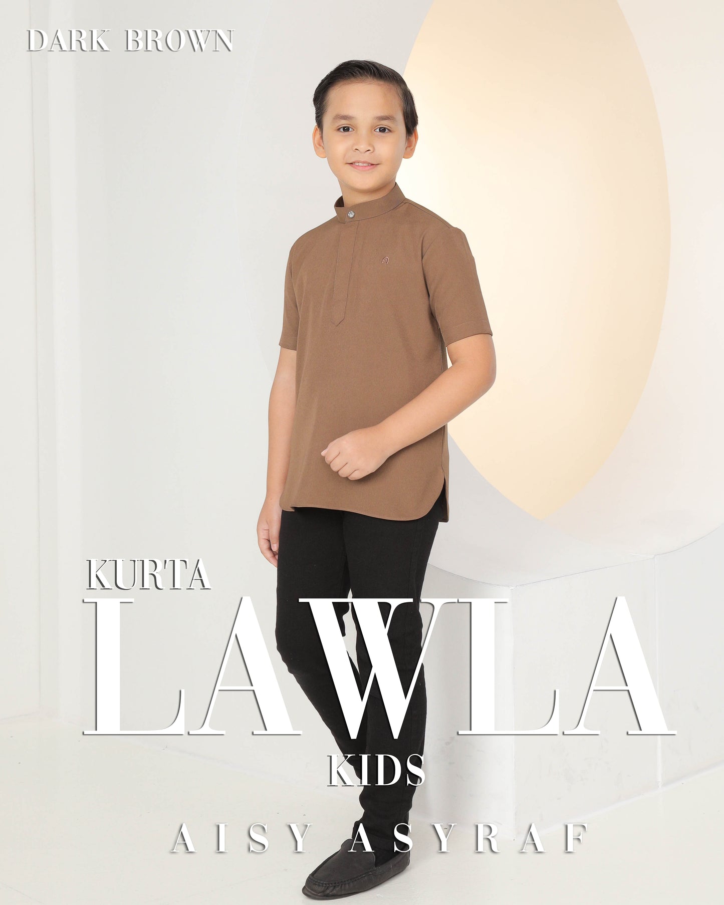 Kurta Lawla Kids - Dark Brown