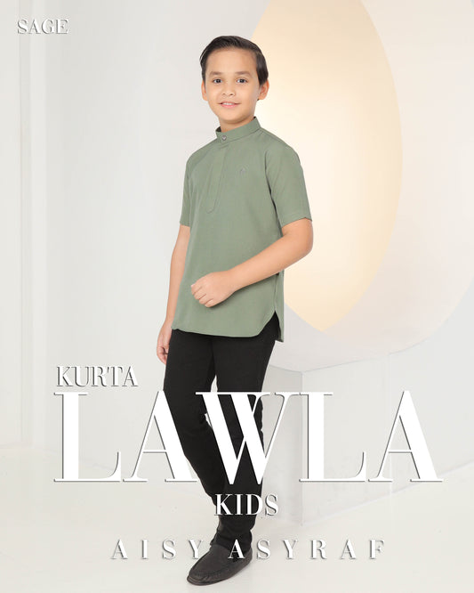 Kurta Lawla Kids - Sage