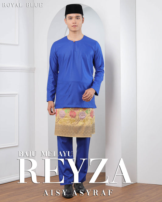 Baju Melayu Reyza -Royal Blue