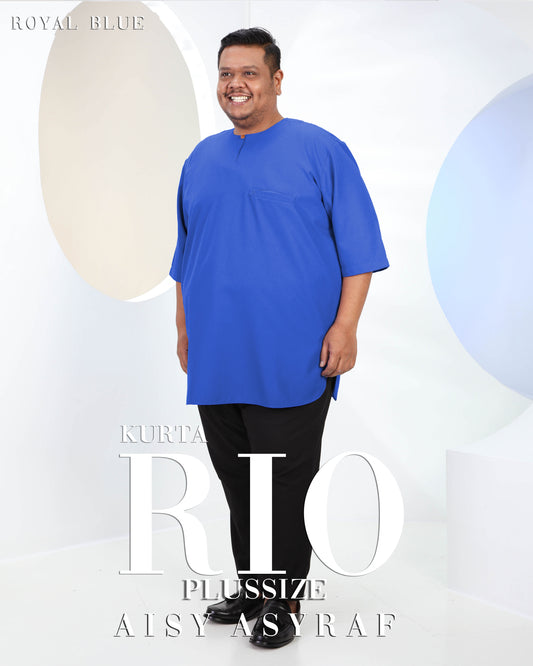 Kurta Rio Plussize - Royal Blue