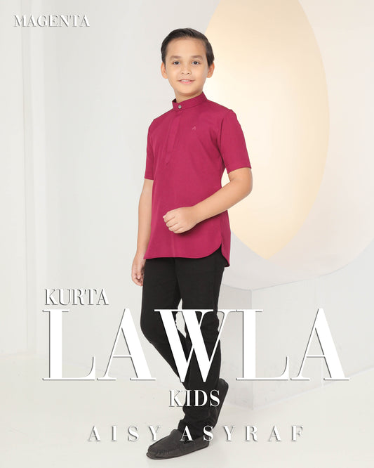 Kurta Lawla Kids - Magenta