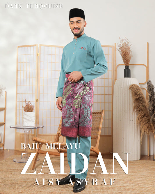 Baju Melayu Zaidan - Dark Turqouise