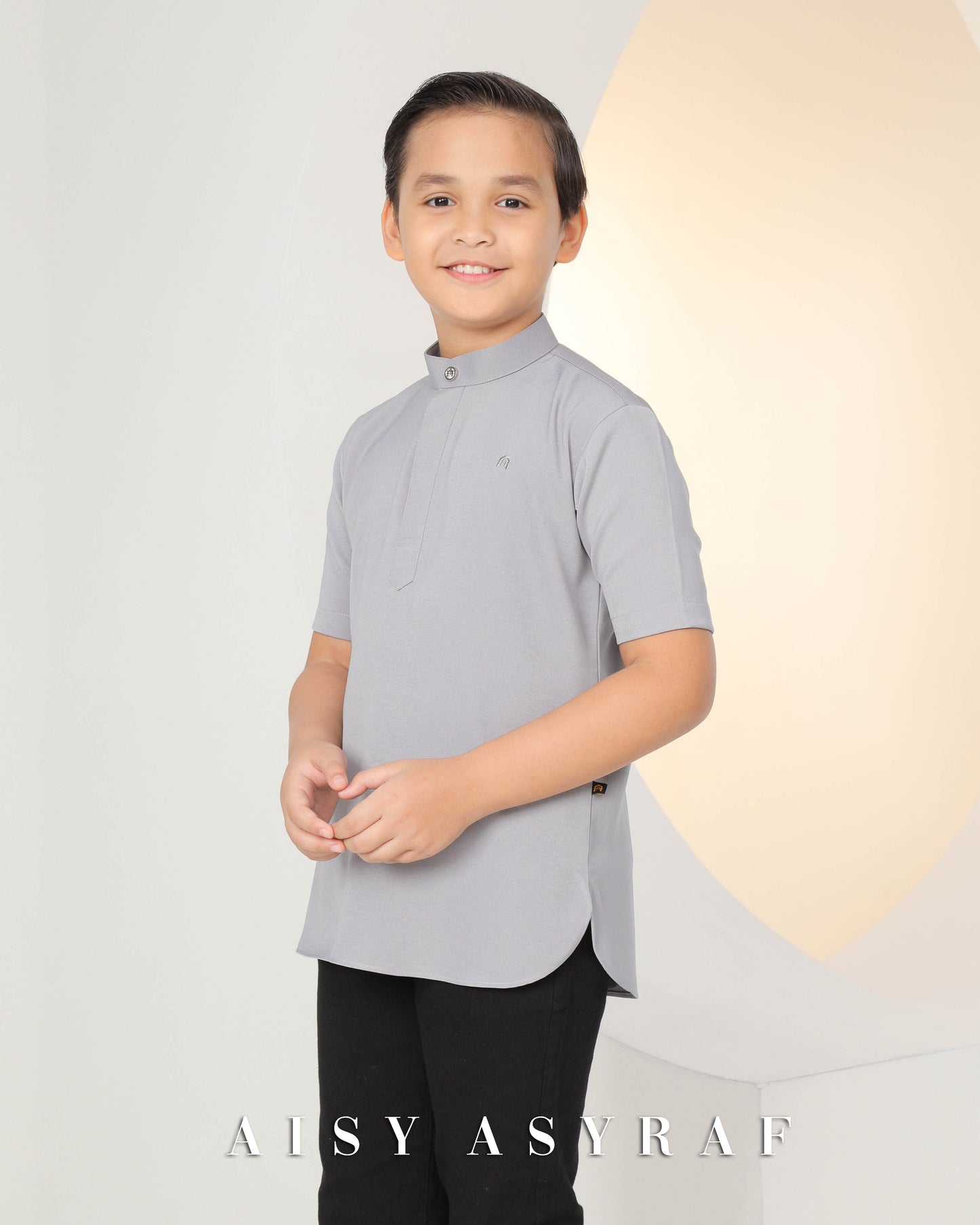 Kurta Lawla Kids - Light Grey