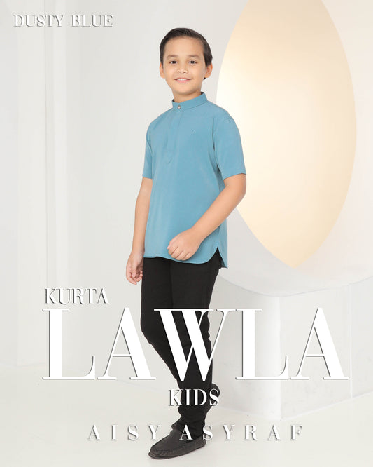 Kurta Lawla Kids - Dusty Blue