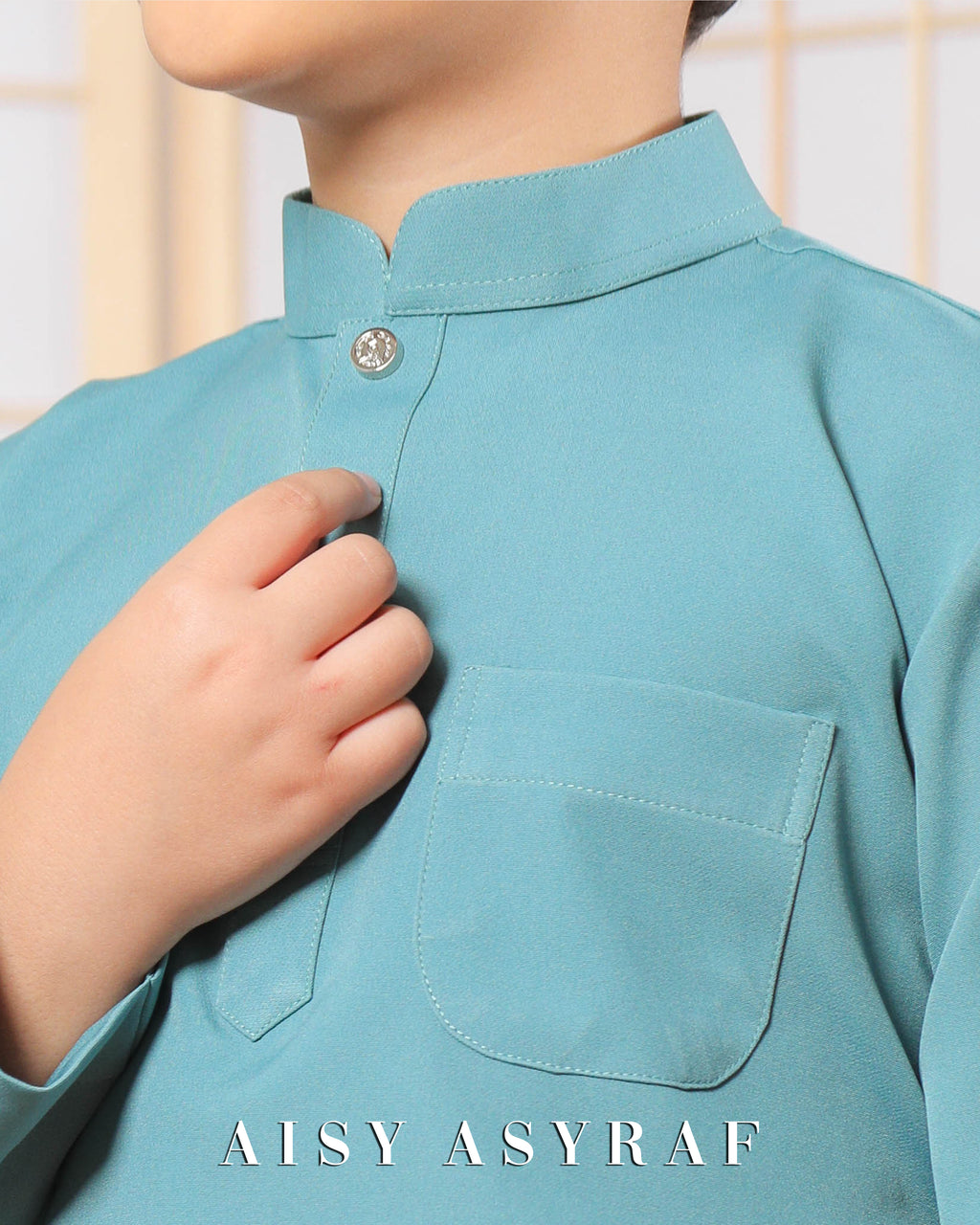 Baju Melayu Zaidan Kids - Dark Turqouise