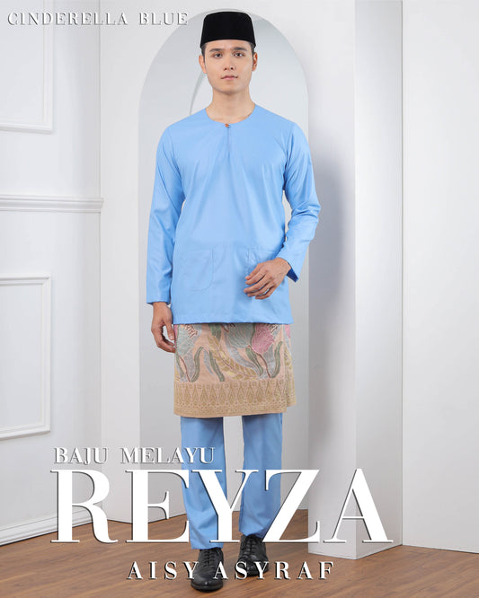 Baju Melayu Reyza - Cinderella Blue