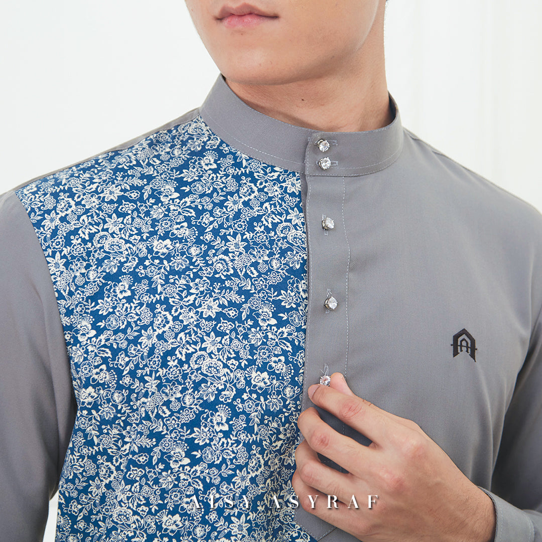 Kurta Nabeela - Kod 14 (Dark Grey Blue)