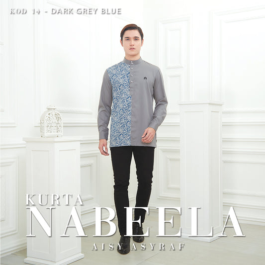 Kurta Nabeela - Kod 14 (Dark Grey Blue)