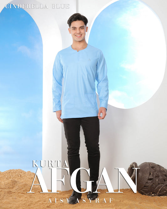 Kurta Afgan - Cinderella Blue