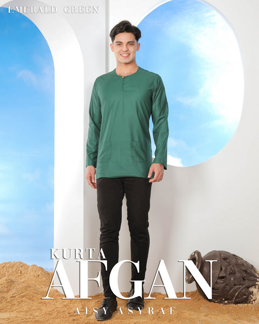 Kurta Afgan - Emerald Green