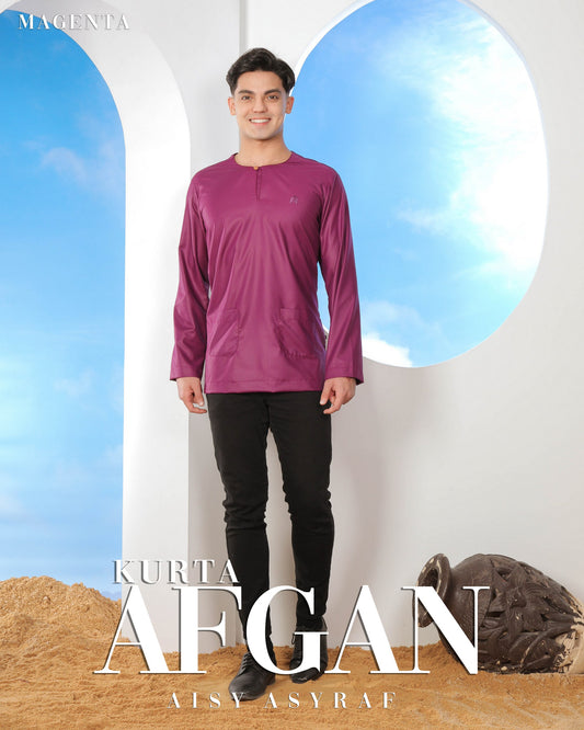 Kurta Afgan - Magenta