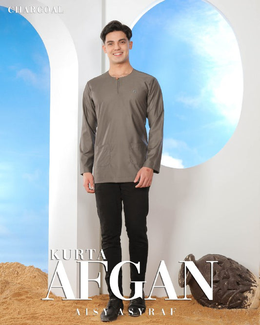 Kurta Afgan - Charcoal