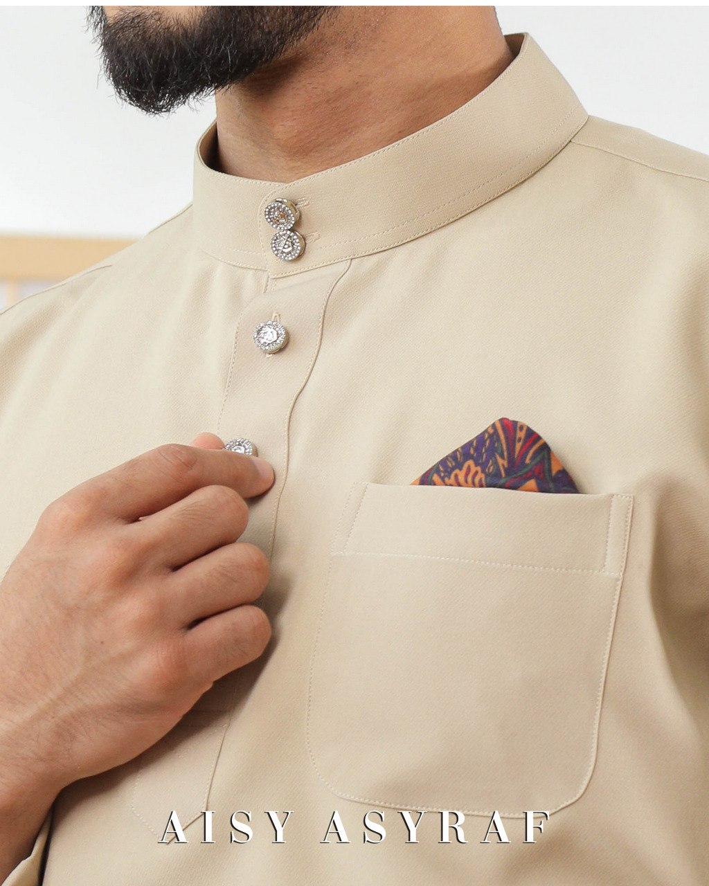 Baju Melayu Zaidan - Nude