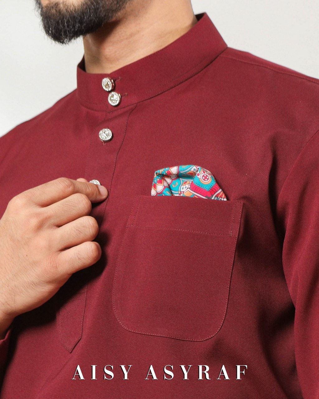Baju Melayu Zaidan - Rose Wood