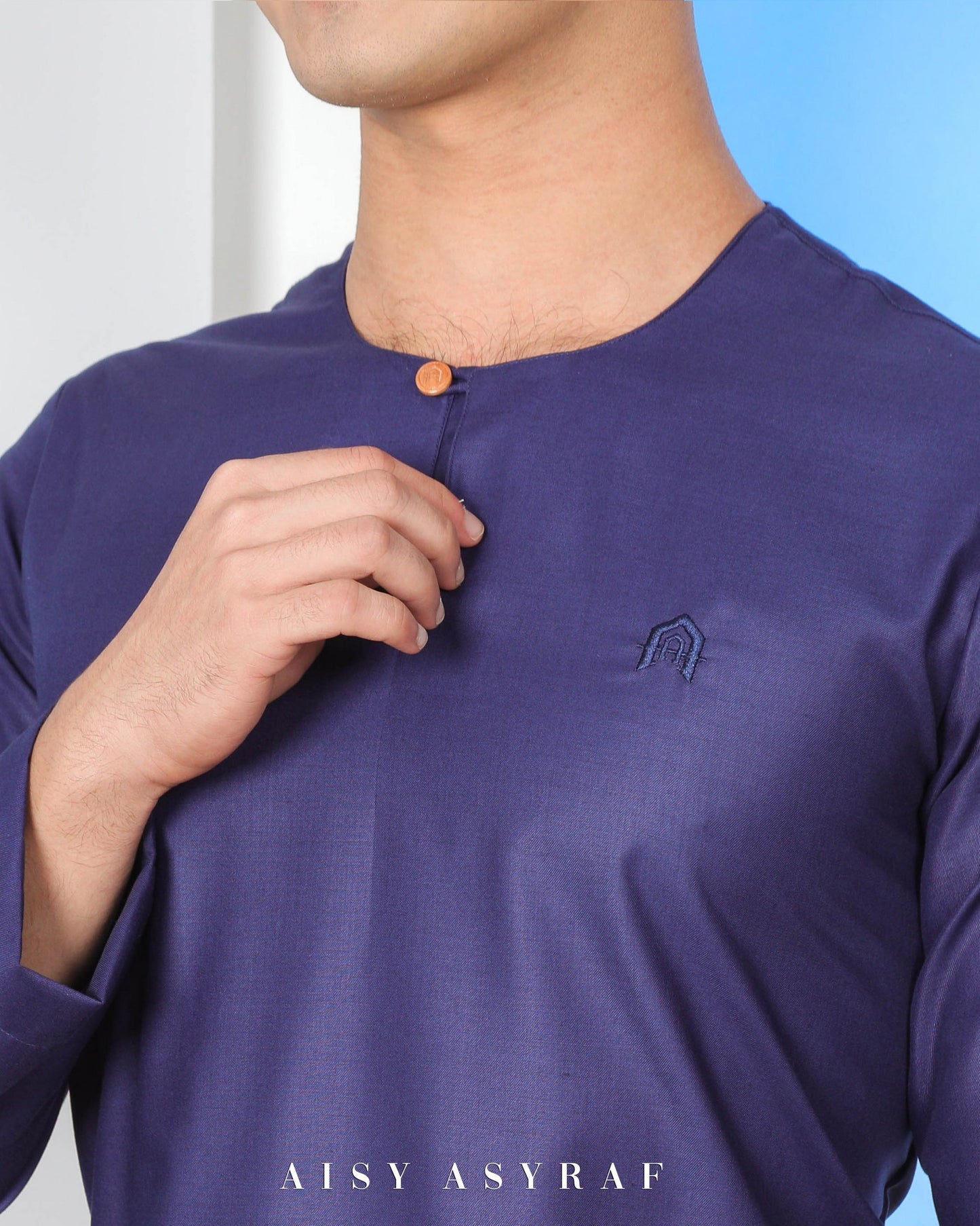 Kurta Afgan - Navy Blue