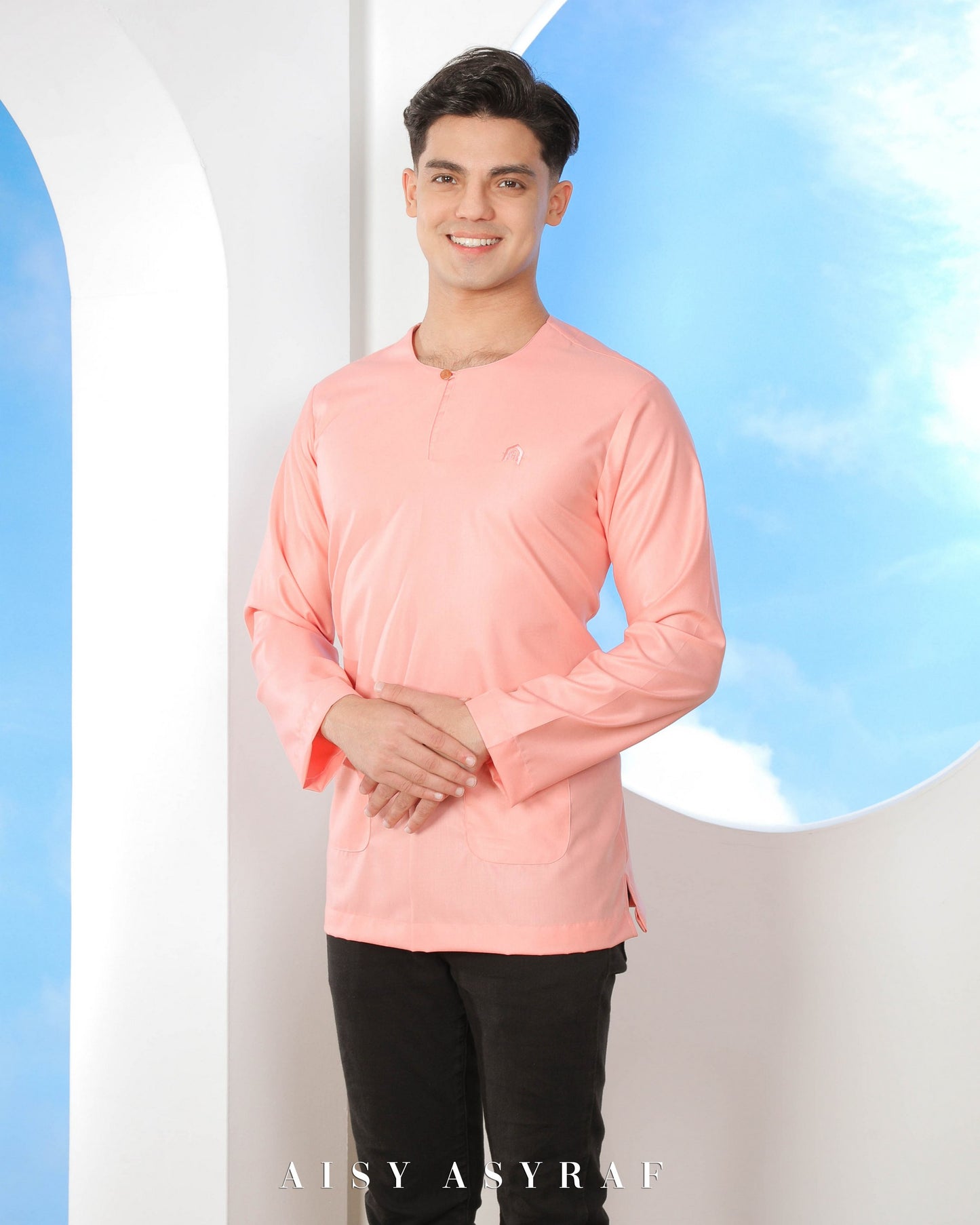 Kurta Afgan - Peach