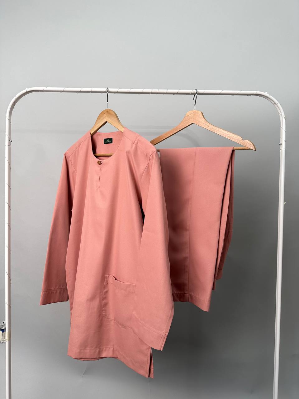 Baju Melayu Zaidan - Peach