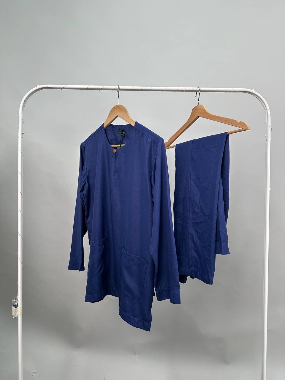 Baju Melayu Zaidan - Denim Blue