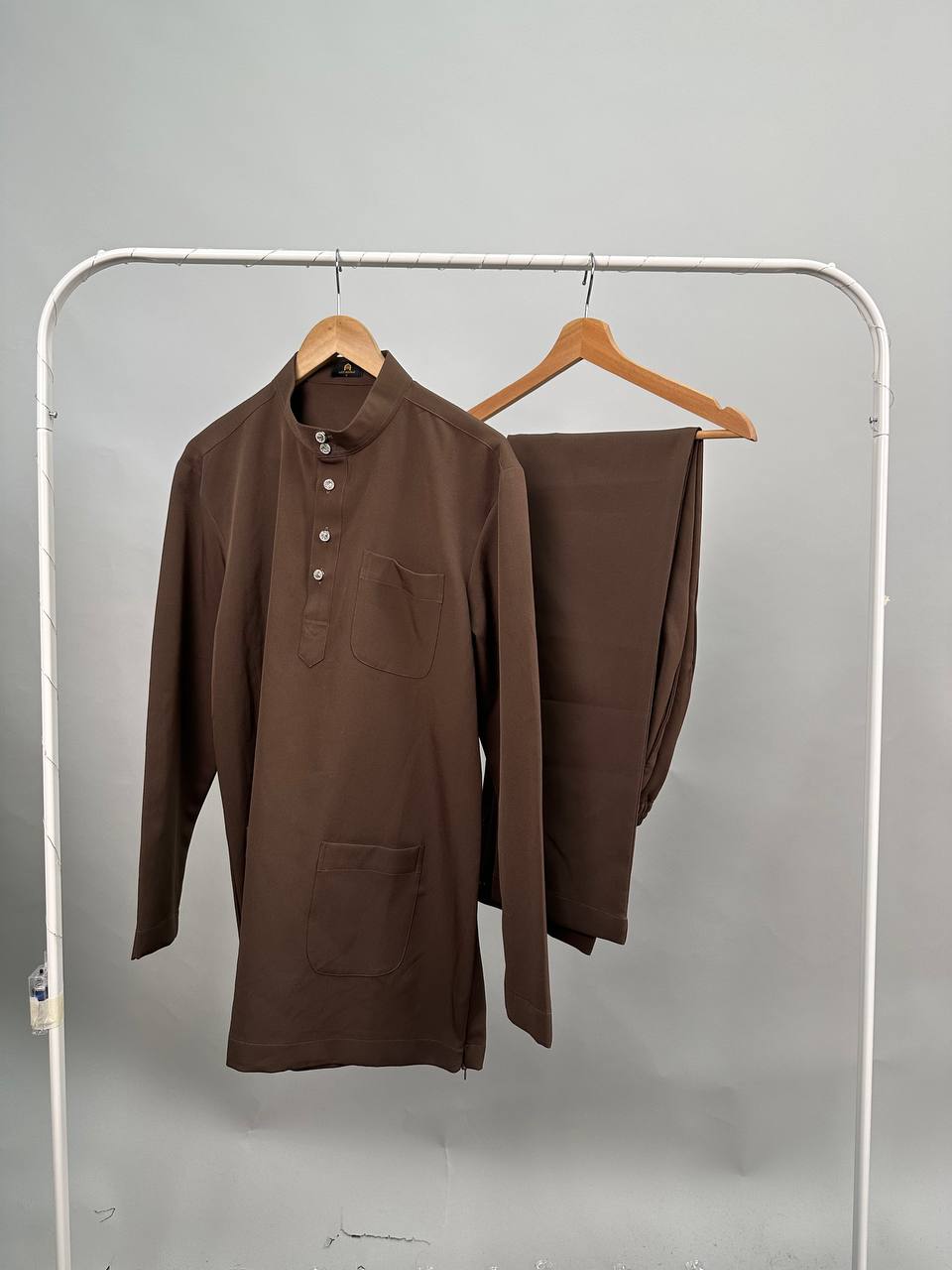 Baju Melayu Zaidan - Dark Brown