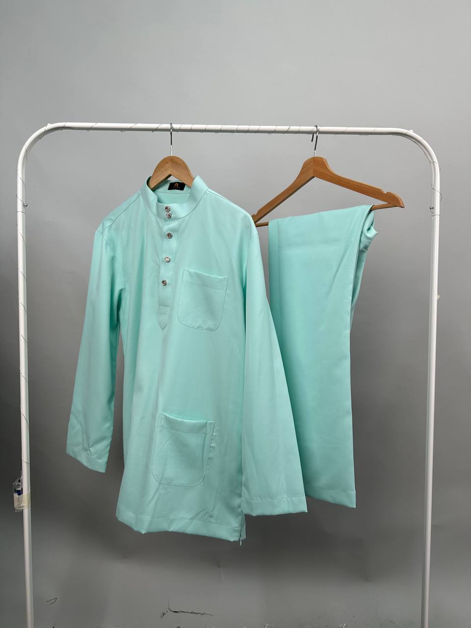 Baju Melayu Zaidan - Mint Green