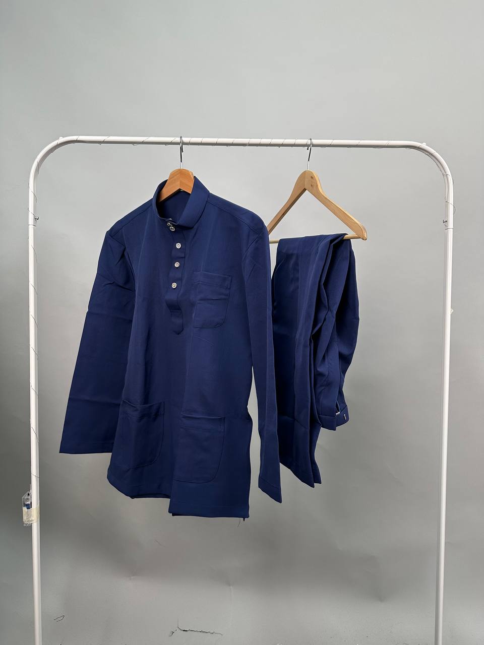 Baju Melayu Zaidan - Navy Blue